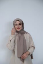 Medine İpeği Şal - Kum Beji - Görsel 5