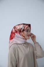 Velvet Smoke Desenli Eşarp - Görsel 4