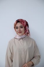 Velvet Smoke Desenli Eşarp - Görsel 5