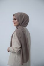 Medine İpeği Şal - Kum Beji - Görsel 2