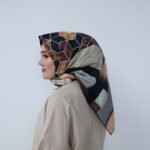 Amber Grid Desenli Eşarp