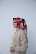 Velvet Smoke Desenli Eşarp - Görsel 6